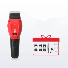Pet Cat Hairdressing And Hairdressing High Power Electric Pushing Scissors - Red - View 1
