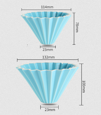 Title 1, Hand brewed coffee origami filter cup