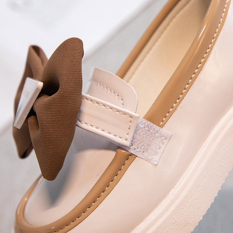 Girls' Fashion Simple British Style Bow Soft Bottom Casual Shoes