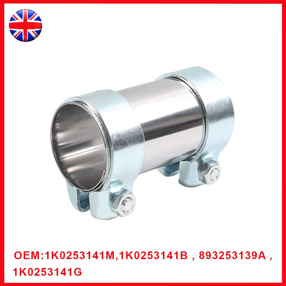 55 X 95mm Exhaust Pipe Sleeve Connector Clamp A Udi VW Seat Skoda 1K0253141M — image 6