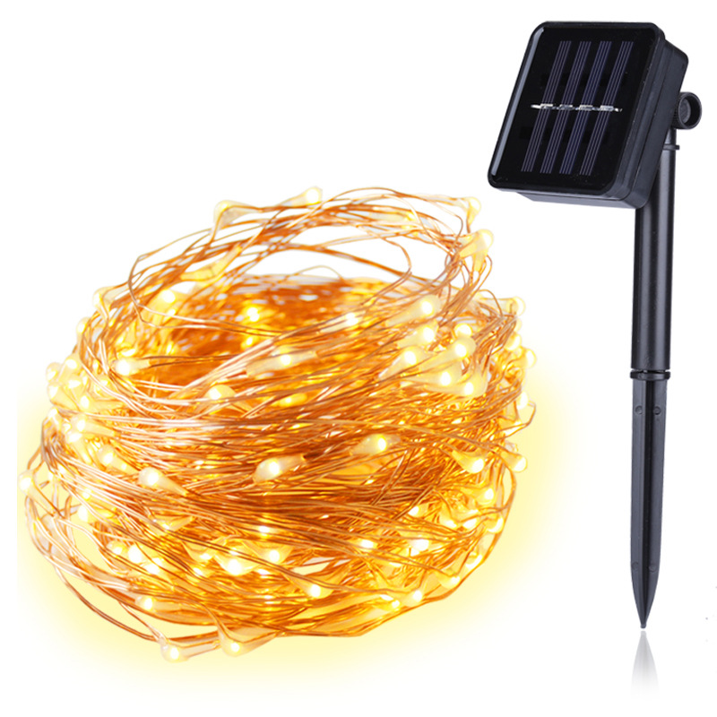 Title 7, 200 LED Solar Copper Wire String Lights, perfec...