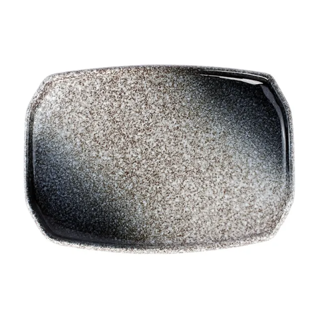 Japanese Style Creative Sushi Sashimi Rectangular Flat Plate Blue In Stone - Shop at LoveMi