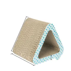 Cat Scratch Board Corrugated Paper Catnip Cat Box Wear-Resistant Scratch Resistance Vertical Plate Nest Cat Scratch Pad Rub - Large Cat Flap - View 1