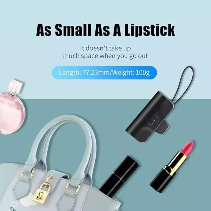 9000000mAh Mini Pocket Capsule Power Bank 20W Fast Charging Portable Charger For IPhone&Android Phone Pad