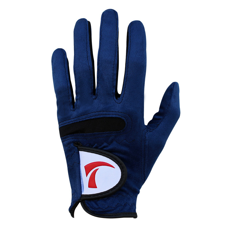A Pair Golf Gloves Men's Microfiber Cloth Gloves Soft Wear Resistant Non-slip Breathable Gloves Durable — foto 3