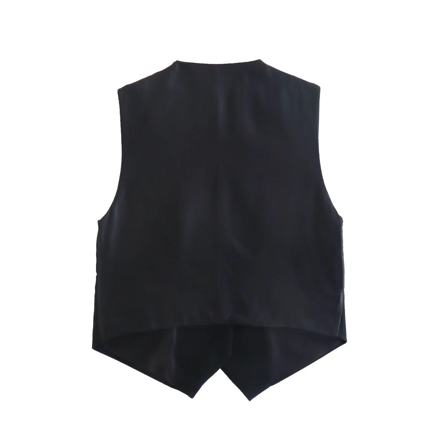 New Temperament Fashion Faux Pearl Button Vest
