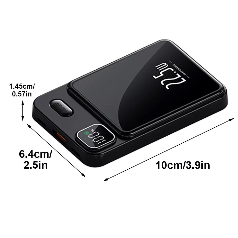 Magsafe Power Bank Portable Charger Magnetic Battery Pack For I Phone S Amsung 7
