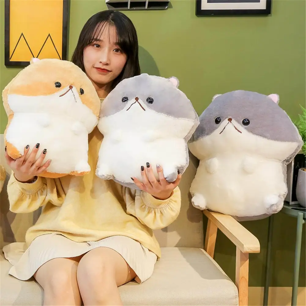 Cute Fat Hamster Doll Plush Toy Pillow Sofa Cushion