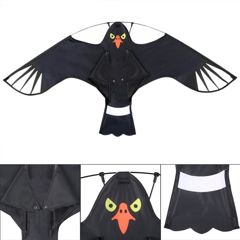 Flying Hawk Kite Garden Bird Repeller Scarer Deterrent Pest Control Protect Crop — image 5