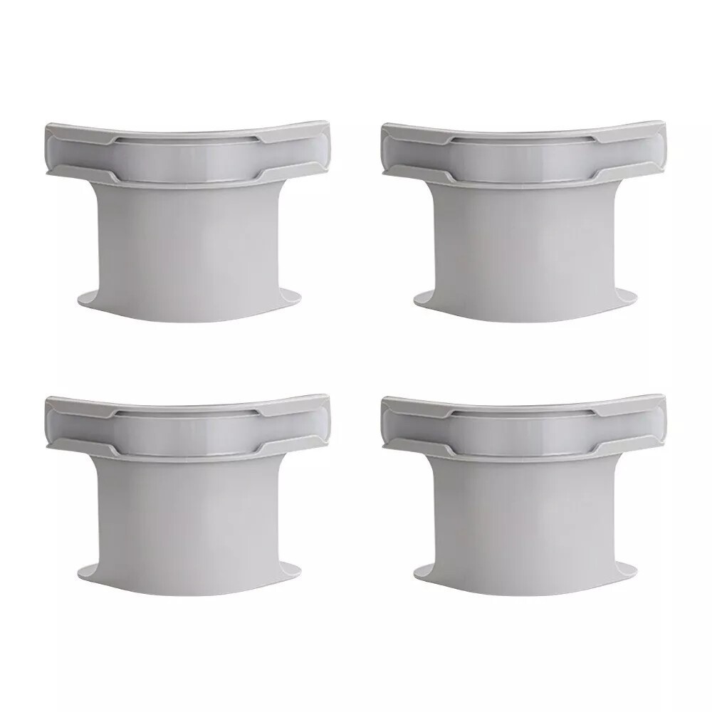 4x Bed Sheet Holders W- Lock Strips Heavy-Duty Corner Straps Non-Slip Grippers-Grey