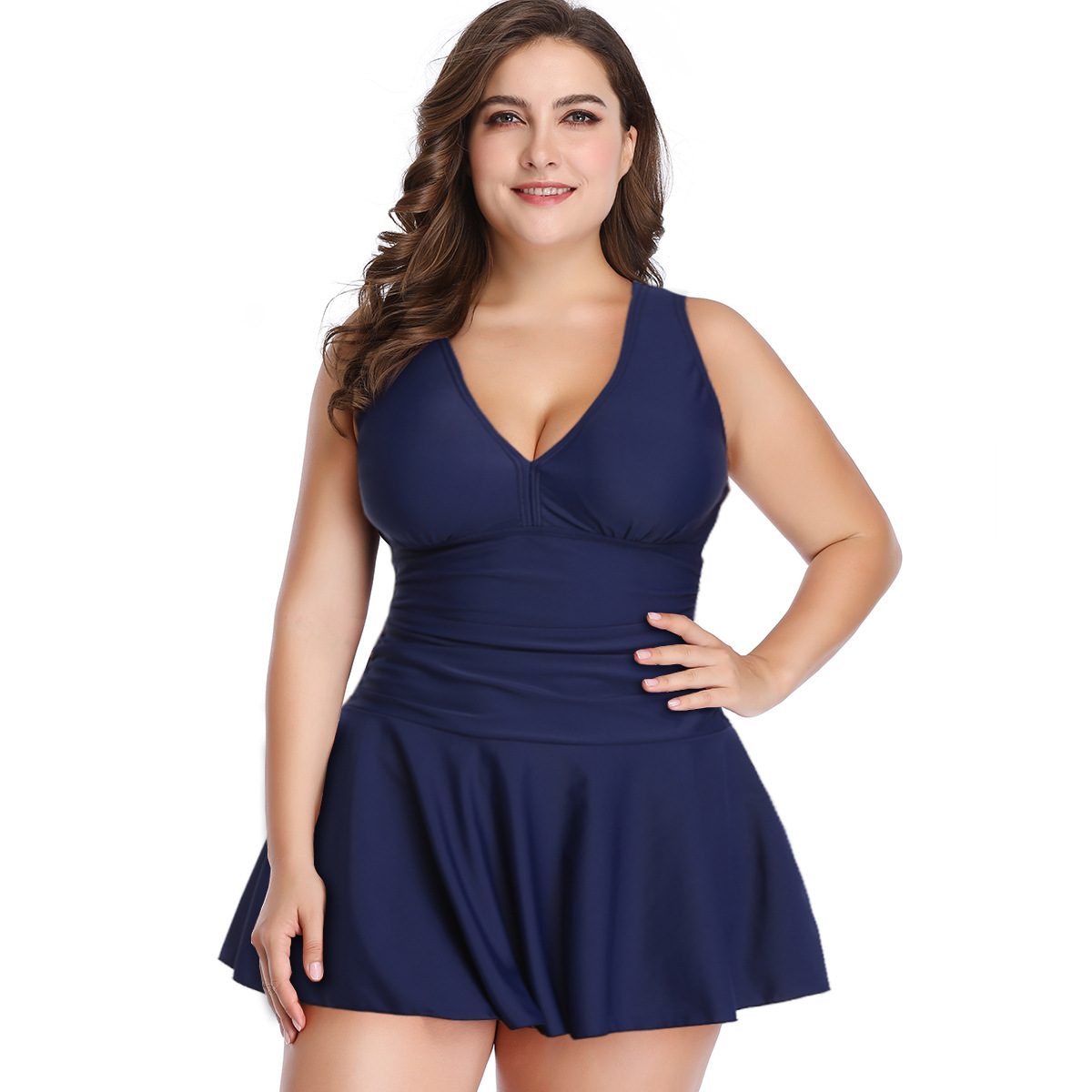 Title 2, Overweight Plus Size Swimsuit European And Amer...