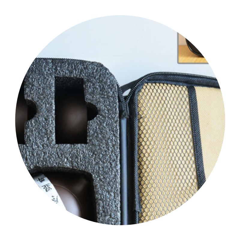 Purple Sand Portable Travel Tea  And Travel Bag Set