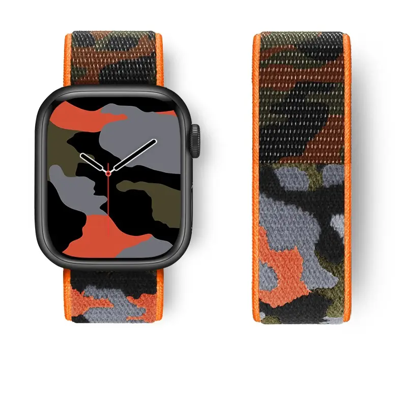 Woven Camouflage Nylon Loop Sports Creative Watch Strap