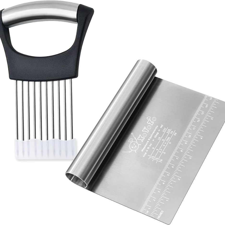 Stainless Steel Bench Scraper Set