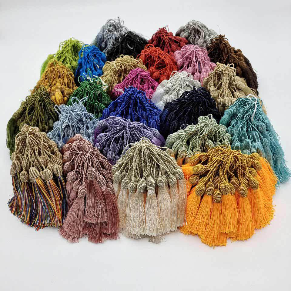 Thread Braided Hat Tassel Vertical Soft Long Fringe Tassel Sub - Image 13