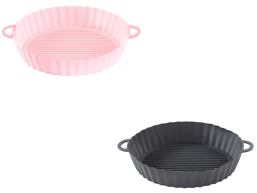 Non-Stick Silicone Air Fryer Tray Grill Pan Reusable Liner