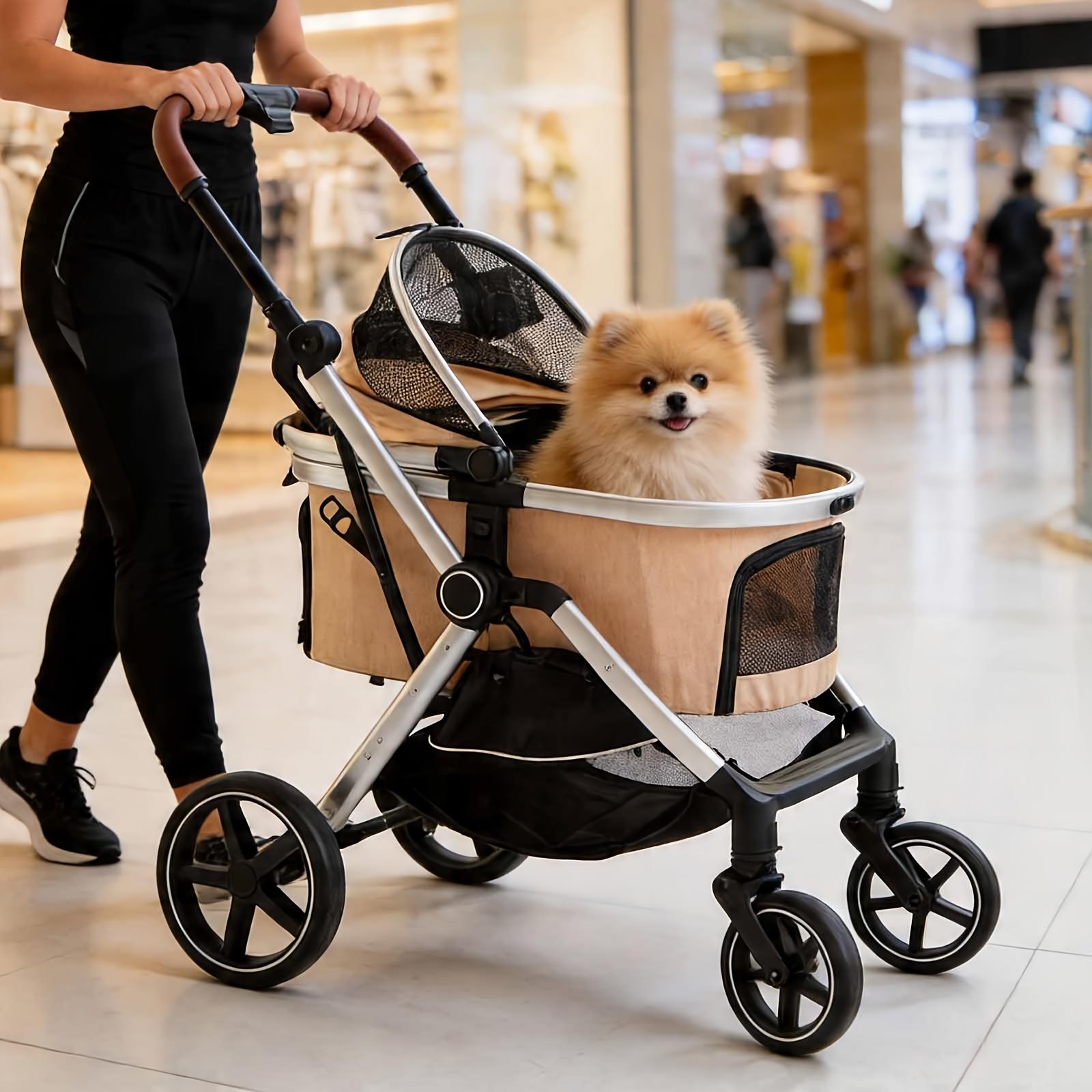 Poussette polyvalente pour animaux de compagnie pour chiens et chats de petite à – Image 6