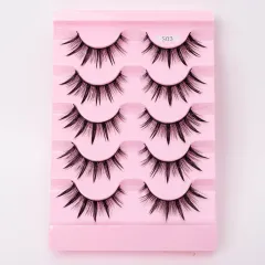 Natural 3D Dramatic Fairy Clusters Manga Lashes Fake Eyelashes - S03 - View 1