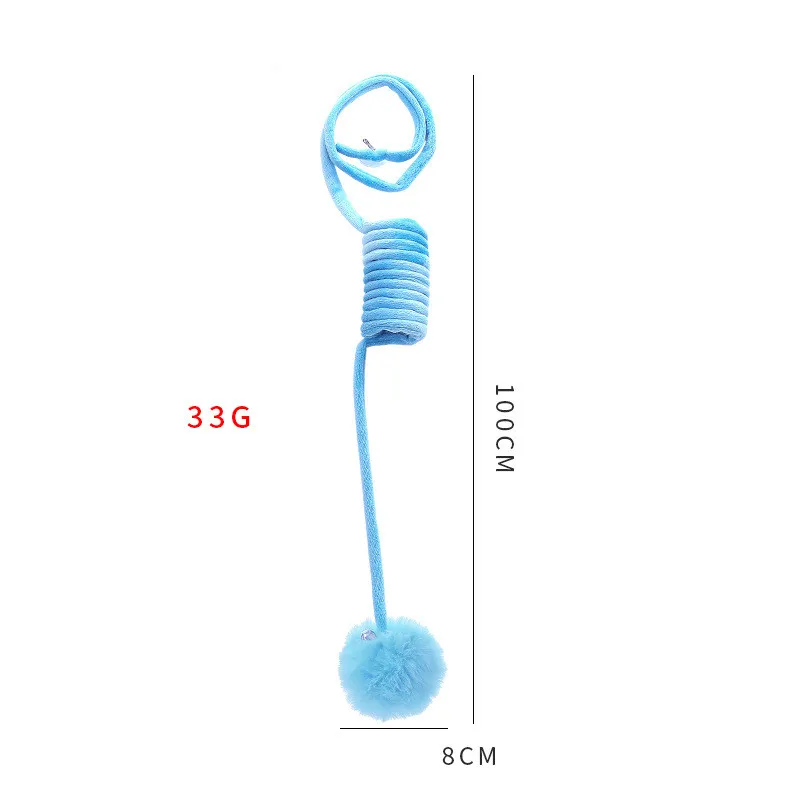 Cat Toy Self-Hi Sucker Spring Rabbit Hair Ball Interactive Play Pet Supplies Interactive Toys – image 6