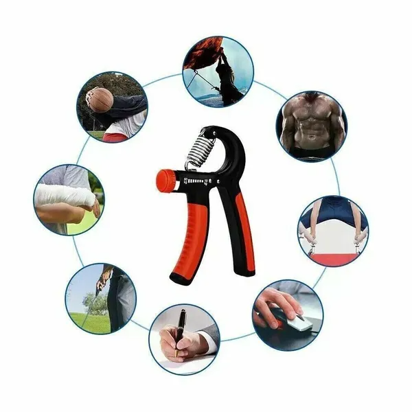Hand Grip Strength Power Trainer Gripper Strengthener Adjustable Gym Exerciser — foto 3