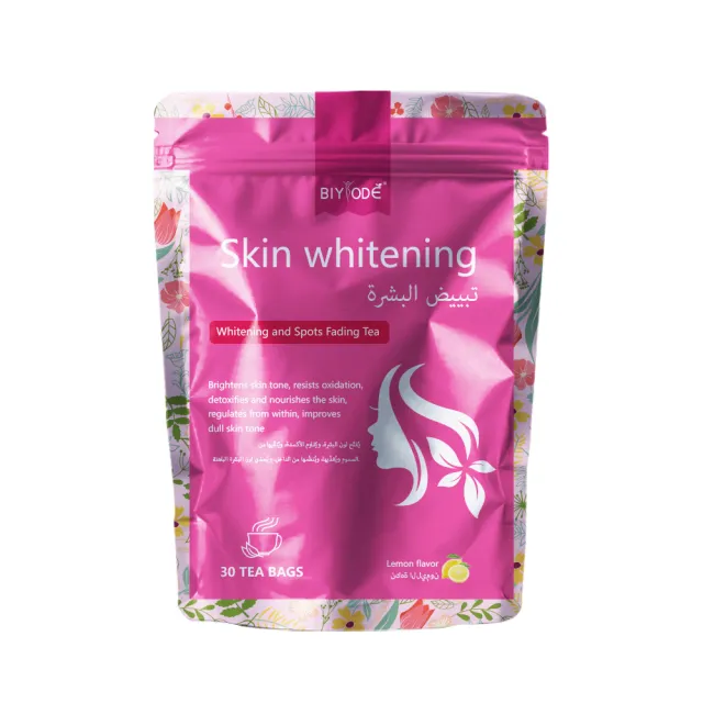 Lemon Flavour Skin Whitening Tea Bag Fades Spots Brightens Skin Tone Improves Complexion Herbal Detox Nourishes Skin Custom Private Label Supply Tea - Shop at LoveMi