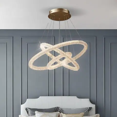 Internet Celebrity Ring Lamp Crystal Chandelier