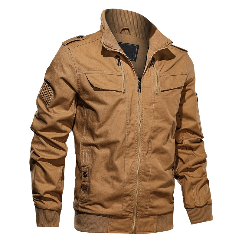 Title 3, Loose outdoor casual military work jacket