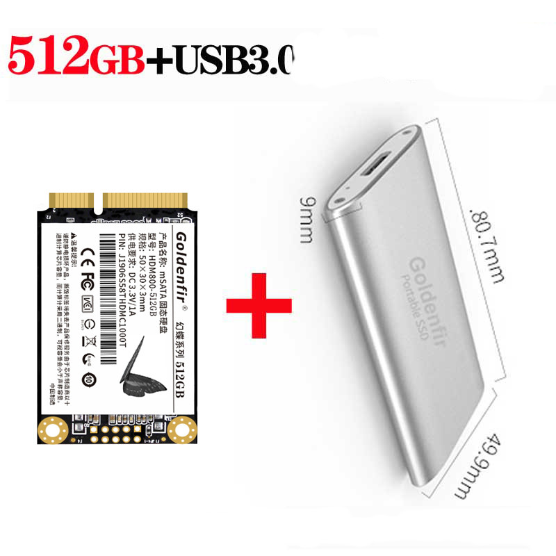 Solid State Drive Brand New 512GB Desktop Notebook Computer Universal Mini SATA Genuine SSD 4