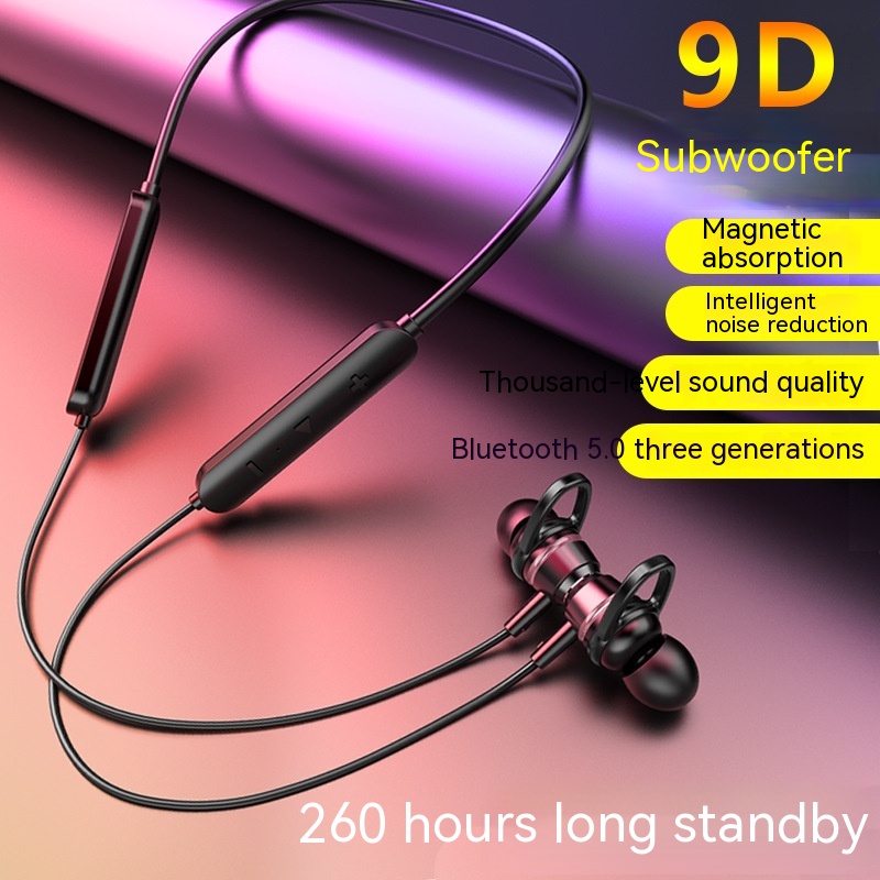 Wireless Bluetooth Magnetic Double-ear Extra Bass Headphones N - Image 11