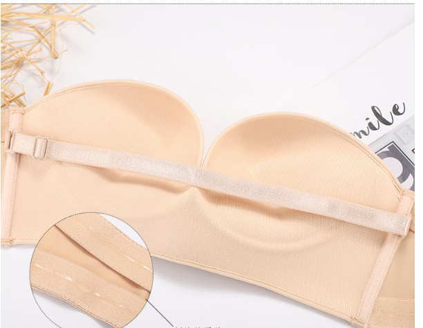 Title 6, Anti-Glare One-Piece Gathered Up Strapless Bra....