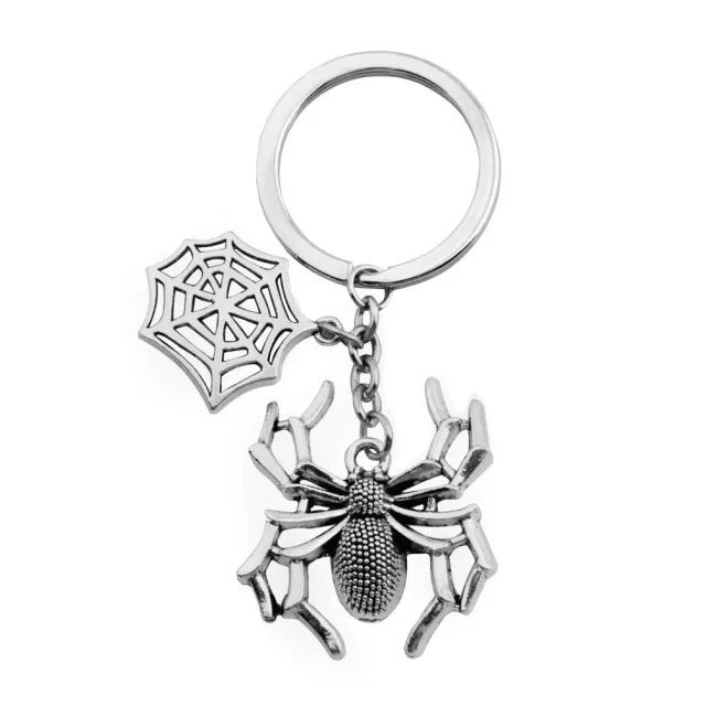 Fashion Vintage Gothic Spider Web Pendant Silver - Shop at LoveMi