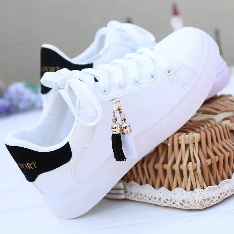Summer Breathable Running Korean Casual Sports Shoes - Black