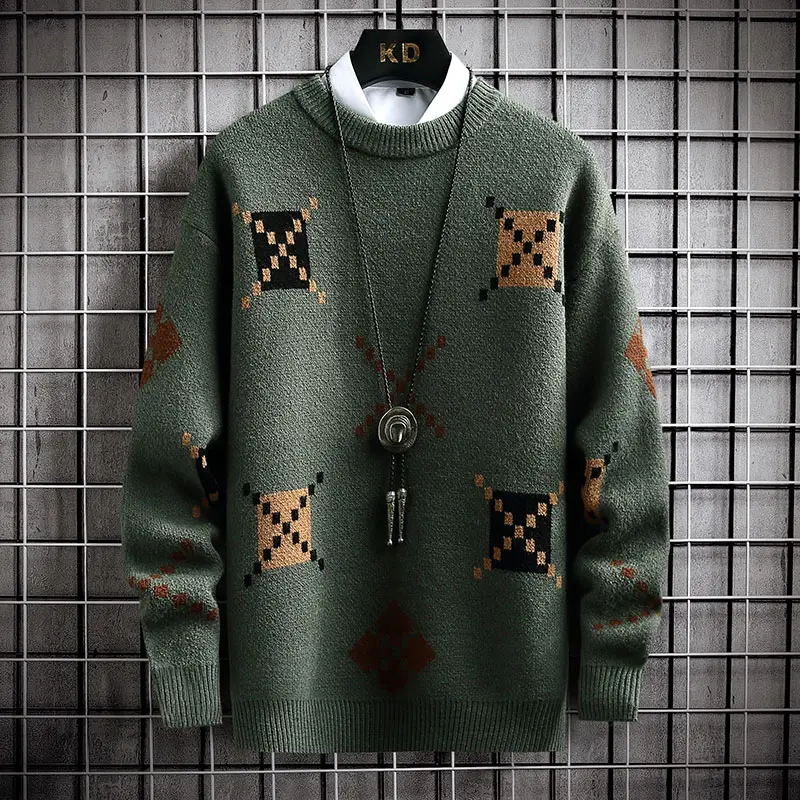 Thick Sweater Men's Half Turtleneck