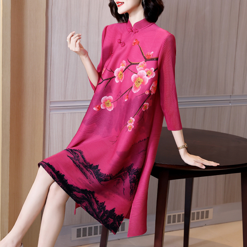 Printed Midi Dress, picture 3 of 5