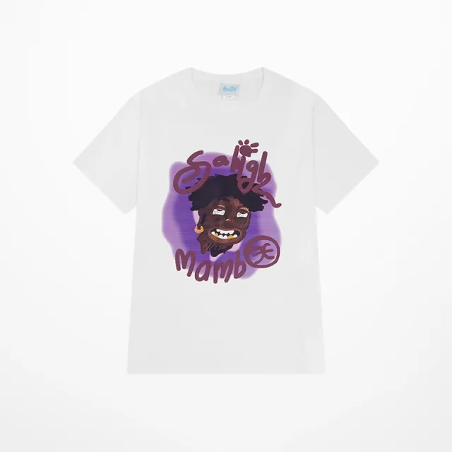Loose Couple White Cotton T shirt White - Shop at LoveMi