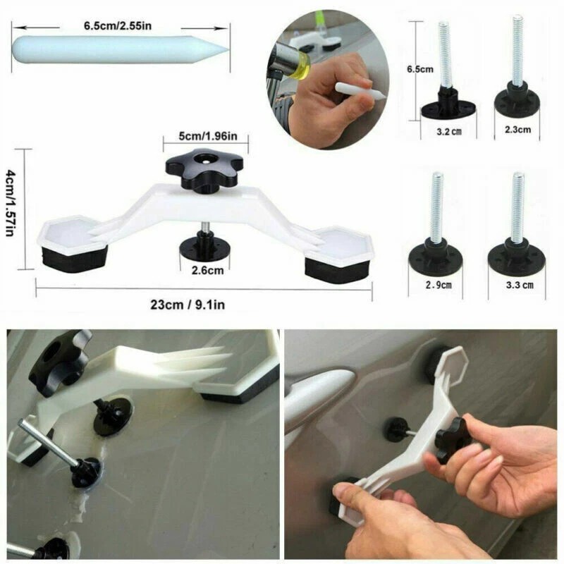 40pcs Car Paintless Dent Removal Kit Slide Hammer Repair PDR Glue Gun Puller UK 3