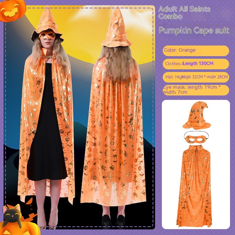 Costume de vampire Halloween adulte avec cape 19