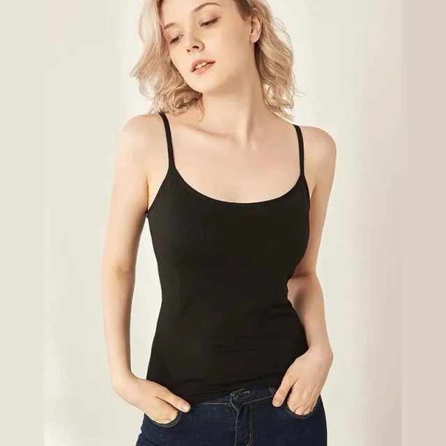 Halter Vest Women With Chest Pad Thin Women's Leggings Black - Shop at LoveMi