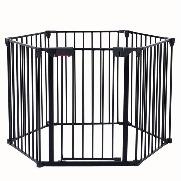 150 Inch Adjustable Safety Door With 6 Pieces, Suitable For House Staircase Doors, Restricted Area Fences — foto 6