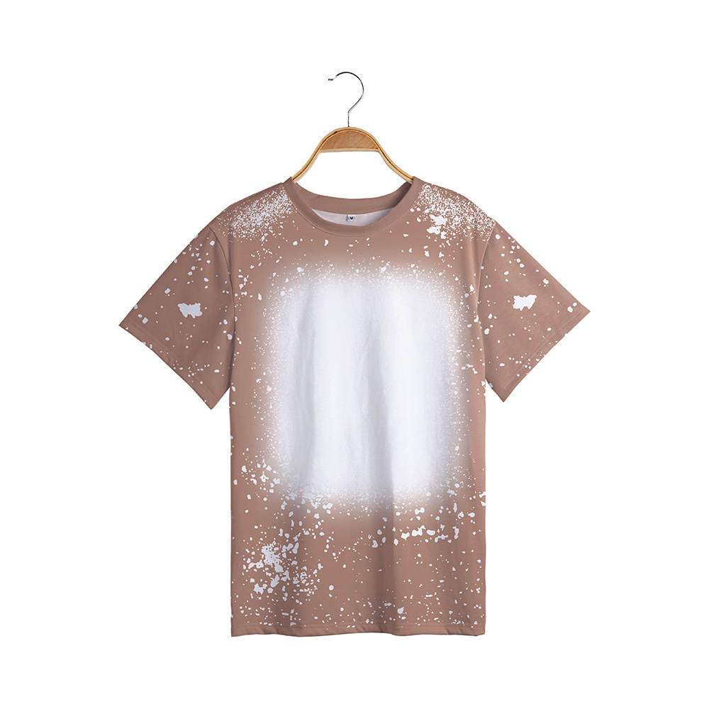 Title 8, Tie-dye bedrukte T-shirt met korte mouwen, loss...