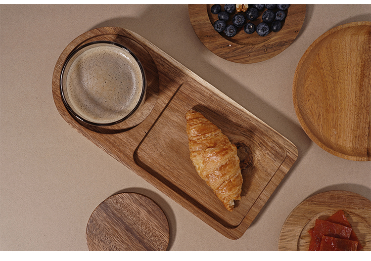 Title 5, Wooden Tray, Coaster, Japanese Beverage Dessert...