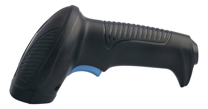 Blue And Black 5V Portable USB 2D Wired Barcode Scanner