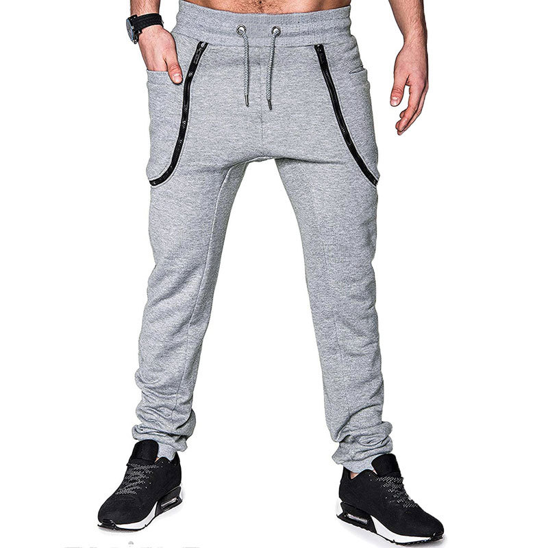 Title 3, Mens Sports Trousers with Zipper Pockets for s...