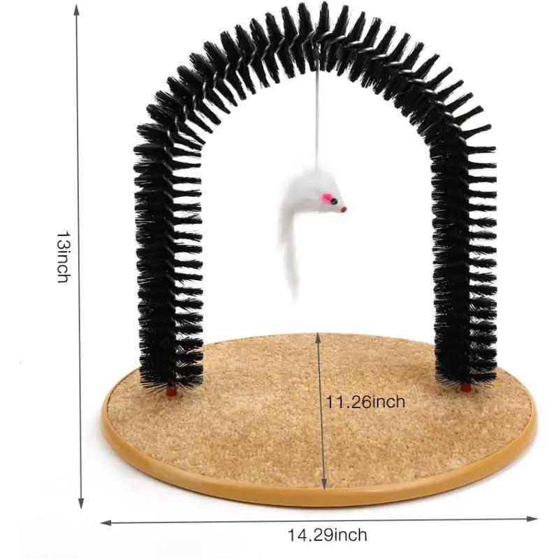 Integrated Cat Archway, Aesthetically Pleasing, Stylish And Elegant Pet Playground, Combining Cat Crawling And Resting Areas, Durable, Scratch resi... Black - Shop at LoveMi