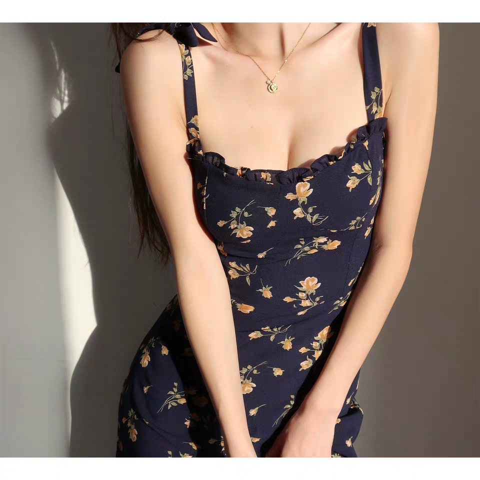 Floral Chiffon A-Line Dress, picture 6 of 6