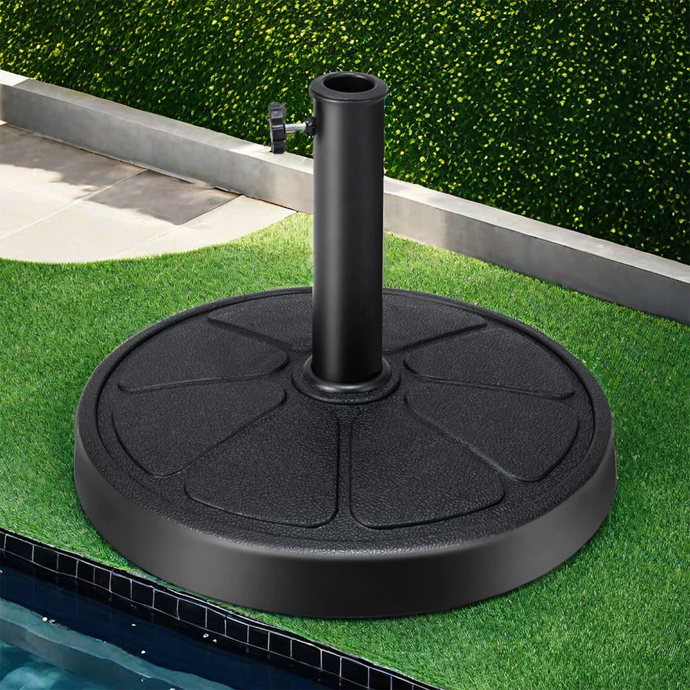 31LBS 18 Inch Round Outdoor Umbrella Base_voghion.com