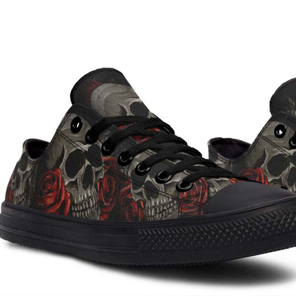 Fashion Print Couple Low-Top Canvas Shoes