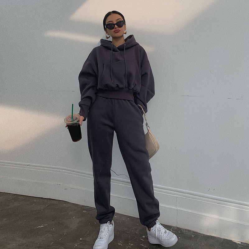 Homemade Good Goods Spring And Autumn Clothes New Kardashian Sweatpants Women Loose Harlan Gray Tie-leg Casual Pants Are Thin