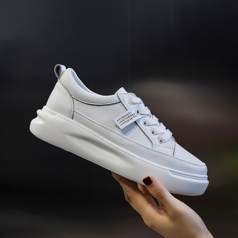 Title 8, Platform white shoes ladies sports casual shoes