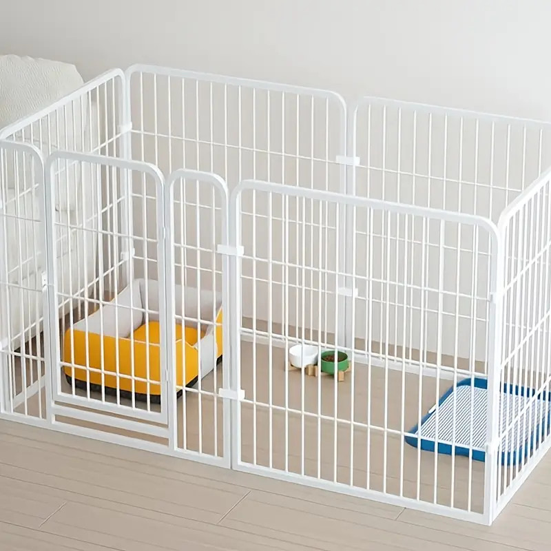 6Panel Dog Pet Puppy Playpen Metal Indoor Outdoor Fence For Small Medium — image 3